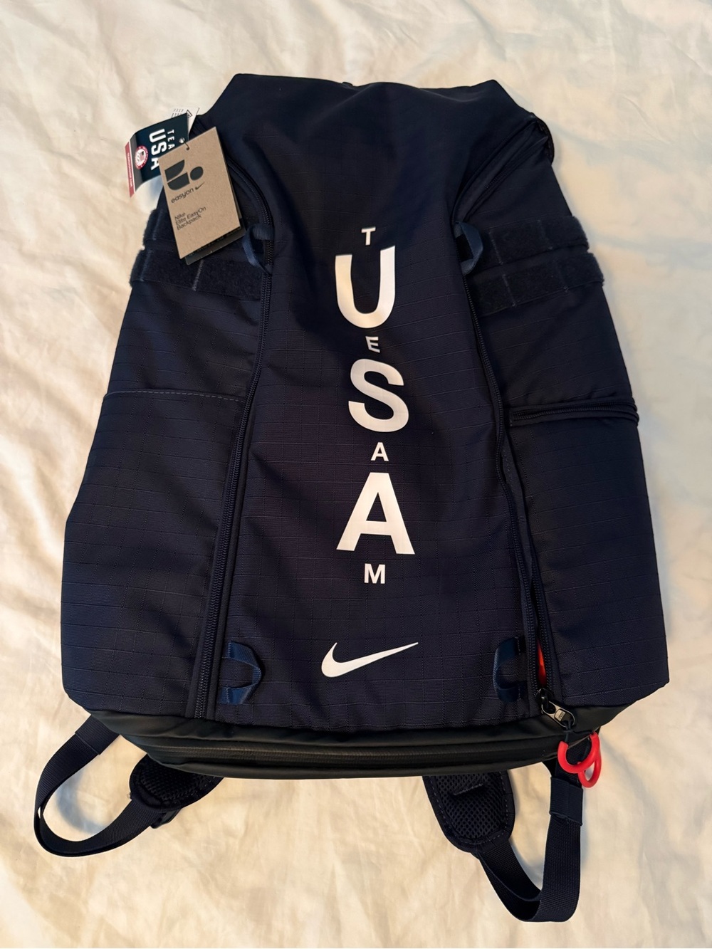 Nike Team USA EasyOn Backpack 31L🔥New Large Bookbag School Travel Bag